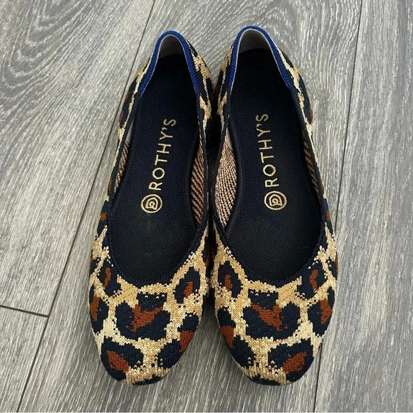 Rothy's The Square Big Cat Textile Flat Comfort Shoes Women’s - Picture 3 of 7